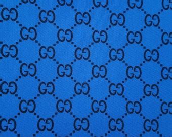 gucci blue print|gucci print fabric.